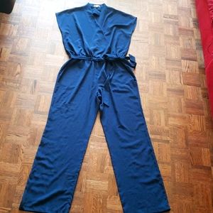 Blue jumpsuit